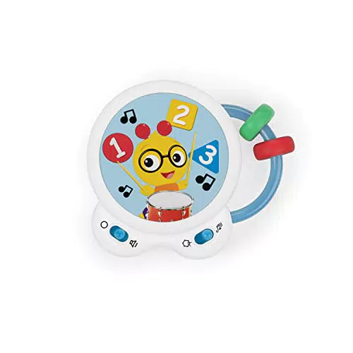 Baby Einstein Tiny Tempo Musikspielzeug Trommel für Babys ab 3 Monaten