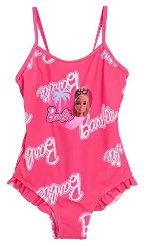 Barbie Einteiliger Badeanzug für Mädchen – Bademode für Strand und Pool