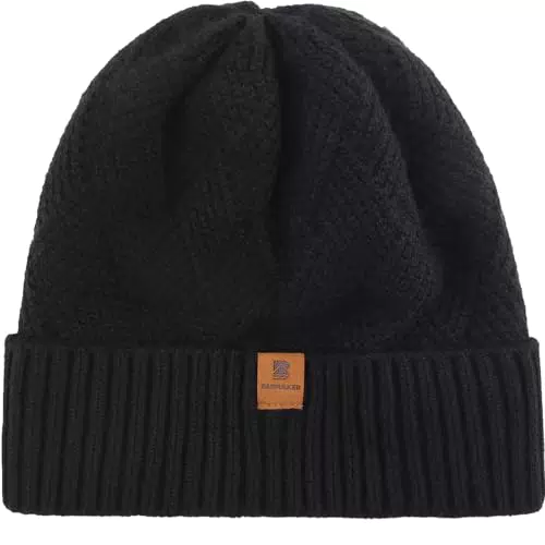 BARFULKER Winter Beanie Mütze für Herren und Damen, Thermo Strickmütze winddicht
