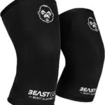 Beast Gear Kniebandage 7 mm – Neopren Knieschoner für Kraftsport und Gewichtheben