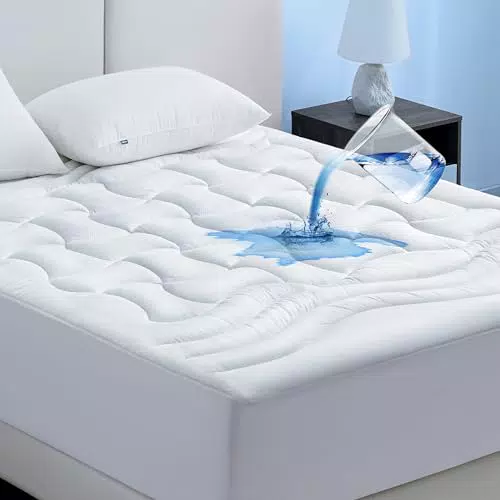 Bedsure Matratzenschoner wasserdicht - Atmungsaktiver Matratzenschutz für Inkontinenz