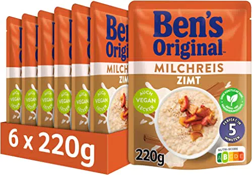 BEN'S ORIGINAL™ Milchreis mit Zimt - Cremiger Genuss für jeden Tag