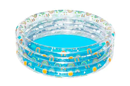 Bestway Planschbecken Rainbow Splash - Aufblasbares Kinderbecken 150 cm