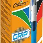 BIC Kugelschreiber Set mit gummiertem Griff – Ideal für Büro und Schule