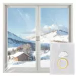 BKSAI Thermofolie für Fenster – Isolierfolie gegen Kälte und Kondenswasser