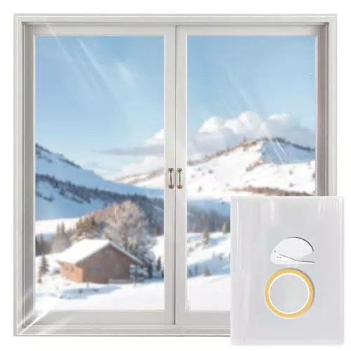 BKSAI Thermofolie für Fenster – Isolierfolie gegen Kälte und Kondenswasser