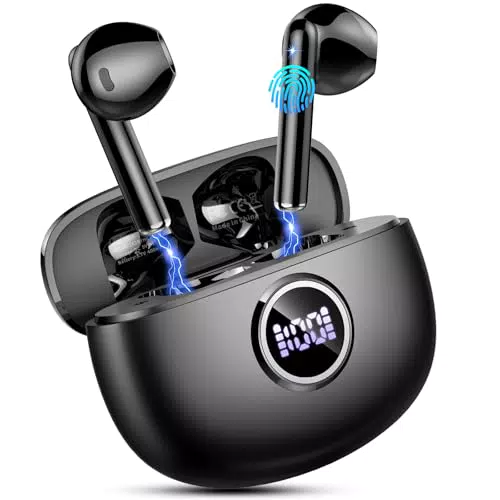 Bluetooth Kopfhörer mit 4 Mikrofonen, Noise Cancelling, IP7 wasserdicht, 40 Std. Spielzeit
