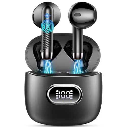 Bluetooth Kopfhörer mit ENC Noise Cancelling, 42H Akku und IP7 Wasserdicht