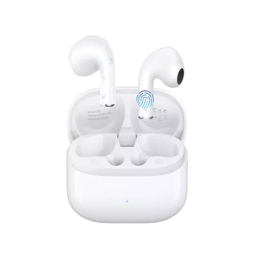 Bluetooth Kopfhörer mit 6 ENC Mikrofon, HiFi Stereo, 50 Std Spielzeit, IPX7