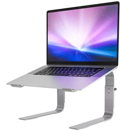 BONTEC Laptop Ständer höhenverstellbar, ergonomische Halterung für 10-17 Zoll Laptops