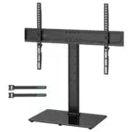 BONTEC TV Standfuß für 26-65 Zoll Fernseher, höhenverstellbar und stabil