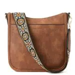BOSTANTEN Damen Schultertasche Klein, PU Leder Handtasche Damen Umhängetasche Klein Crossbody Bag Hobo Bag für Frauen mit Abnehmbarer Schultergurt