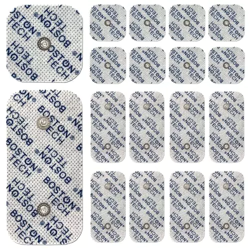 Boston Tech Elektroden-Pads für Compex Muskelstimulationsgeräte, 10x5 cm