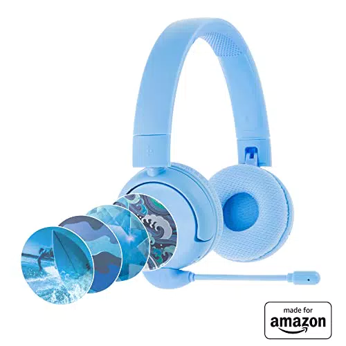 BuddyPhones PopTime Pro Bluetooth-Kinderkopfhörer mit Lautstärkebegrenzung
