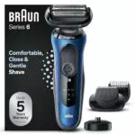 Braun Series 6 Elektrorasierer mit EasyClick Barttrimmer und SensoFlex Technologie