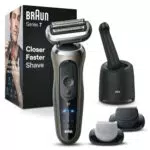 Braun Series 7 Elektrorasierer für Herren, Nass- und Trockenrasur, 72-C7650cc