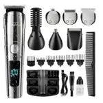 Brightup Barttrimmer FK-8788T, wasserdicht IPX7, für Gesicht und Körperpflege