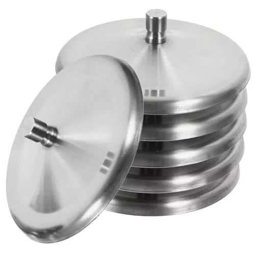 BUGUUYO Edelstahl Becherdeckel Set - Staubdichte Abdeckungen für Getränke