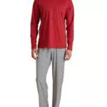 CALIDA Relax Streamline Pyjama Herren aus 100% Baumwolle