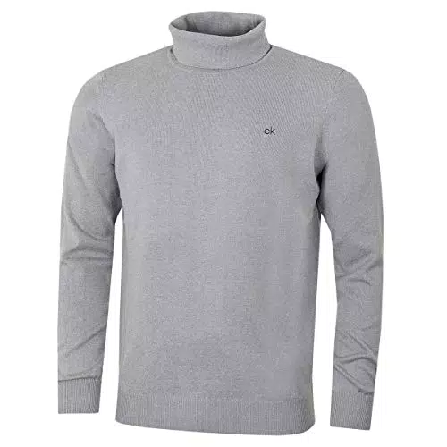 Calvin Klein CK Herren Rollkragenpullover aus Rib Knit