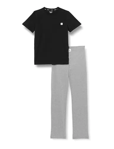 Calvin Klein Jungen Pyjama-Set Knit Kurz für komfortable Nächte