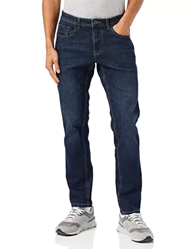 Camel Active Herren Regular Fit 5-Pocket Jeans aus Baumwolle