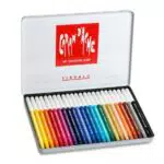 CARAN d'ACHE FIBRALO Aquarelle Filzstifte in Metallbox - Hochwertige Künstlerstifte