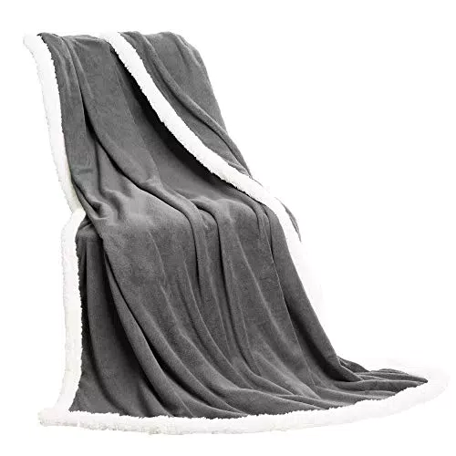 CelinaTex Kuscheldecke XXL Mikrofaser Fleece Sherpa Lammfell Optik Oeko-TEX