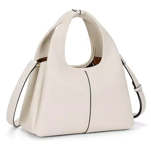CHAMAIR Handtasche Klein Umhängetasche PU Leder Tote Bag für Damen