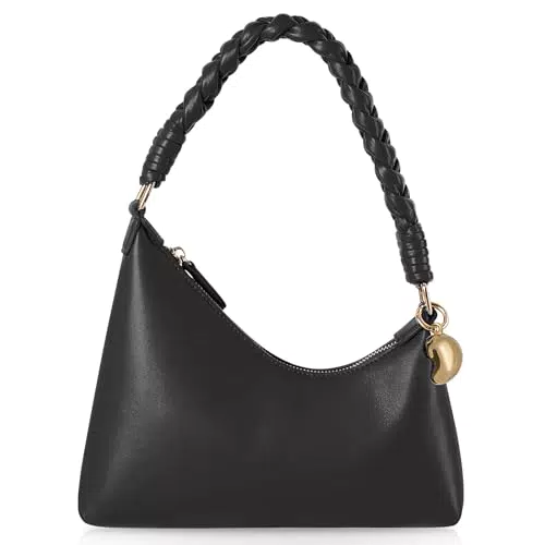 CHAMAIR Kleine Handtasche Damen Umhängetasche Schultertasche Elegant PU Leder