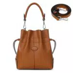 CHAMAIR Kleine Umhängetasche Damen - Luxus Designer Crossbody Bag aus PU Leder