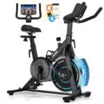 CHAOKE Heimtrainer Fahrrad mit App, Magnetwiderstand und verstellbarem Sitz