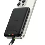 Charmast Mini Powerbank 20W PD 10000mAh mit integriertem Ladekabel für iPhone