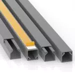 CILSON Kabelkanäle 10m Selbstklebend, 1,2 x 1,2 cm, Montagefertig