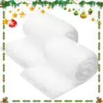 CJBIN Schneedecke für Weihnachten, Künstliche Schneematte für Dekoration