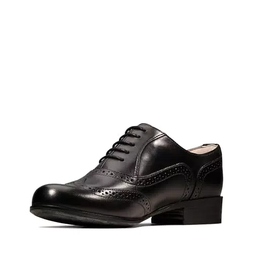 Clarks Damen Hamble Oak Derby, Braun Dark Tan Leather