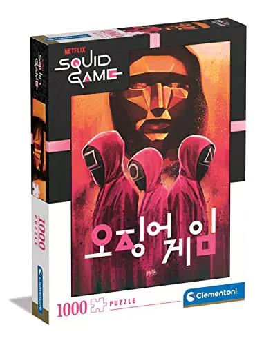 Clementoni Puzzle Squid Game - Geschicklichkeitsspiel für die ganze Familie