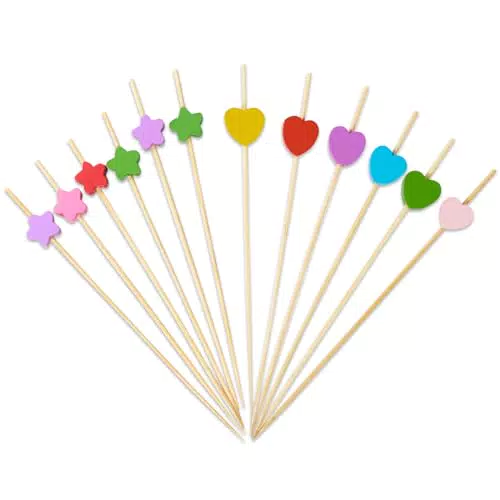 Partyspieße Holz - Cocktail Picks für Fingerfood und Dekoration