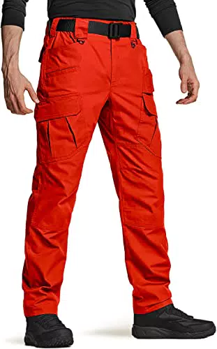 CQR Taktische Hose für Herren, Wasserabweisende Ripstop-Cargohose, EDC-Wandernhose