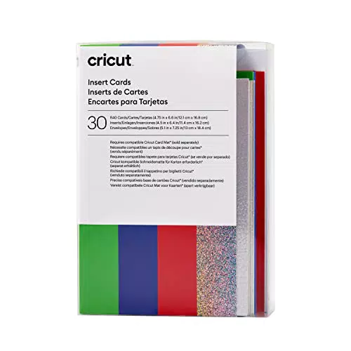 Cricut Insert Cards für Cricut Card Matte - Modell R40, 12,1 cm x 16,8 cm
