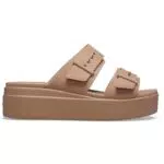 Crocs Damen Brooklyn Buckle Low Wedge Slides