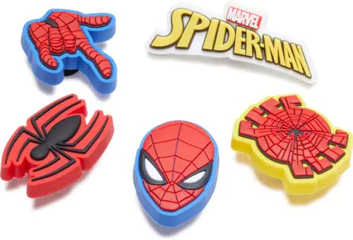 Crocs Spider-Man Schuhanhänger für Erwachsene – 5er-Pack