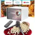 CUBEAM Mini Beamer 4K - Mobiler Full HD Projektor mit WiFi und Bluetooth