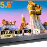 CUIUIC Tragbarer Monitor 15,6 Zoll FHD 1920x1080 mit USB-C und HDMI Anschluss