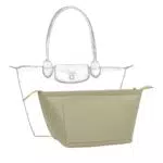 D.DUO Taschen-Organizer für Longchamp – Geldbörsen-Einsatz mit Reißverschluss