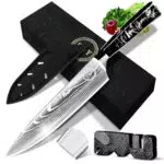 D & Y Kochmesser 21 cm - Ergonomisches Küchenmesser aus deutschem Edelstahl