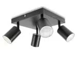 da LIGHT LED Deckenlampe 4-flammig Dreh- und Schwenkbar GU10 Retro/Vintage