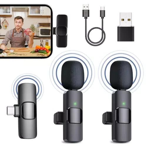 Dadazhenxuan Mini Mikrofon Wireless für Android – Lavalier Mikrofon für Vlogs