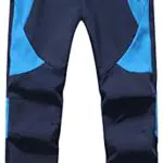 DAFENP Kinder Softshellhose Wasserdicht Winddicht Thermohose für Winteraktivitäten