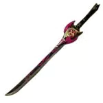 Damdos Genshin Impact Raiden Shogun Mistsplitter Cosplay Schwert